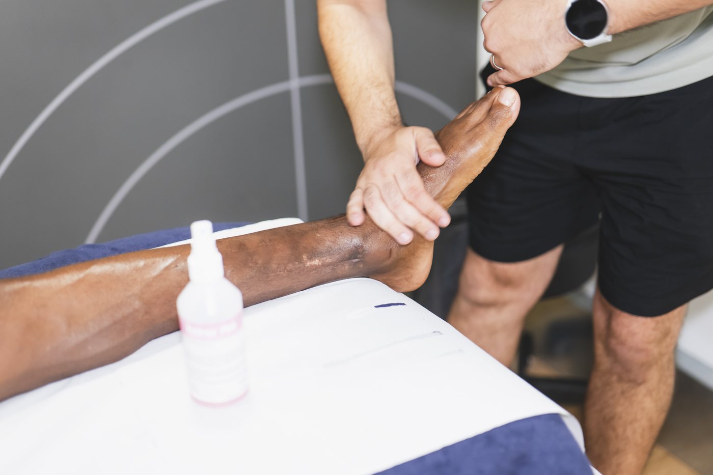 Treatment at Hauora for achilles, ankle & foot pain
